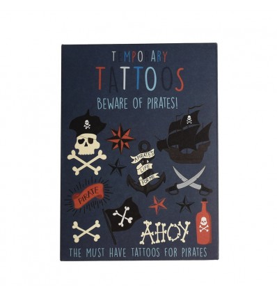Tatouages temporaires Attention aux pirates !