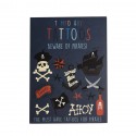 Tatouages temporaires Attention aux pirates !