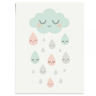 Affiche Douce pluie Zü (ZU)