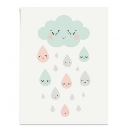 Affiche Douce pluie Zü (ZU)