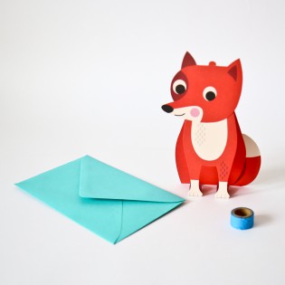 Carte Pop up Renard Ingela Arrhenius