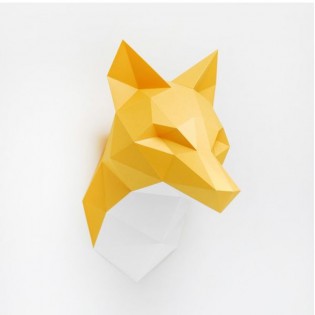 Kit de pliage papier Renard orange - Assembli
