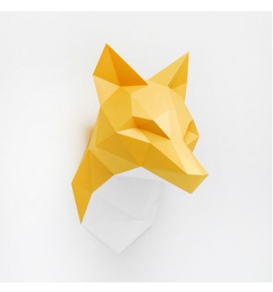 Kit de pliage papier Renard orange - Assembli