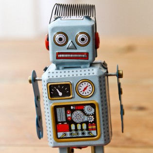 Robot Vintage Molle tête 2