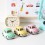 Voiture coccinelle Volskwagen rose pastel