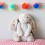 Peluche lapin Blossom gris et liberty (S) - jellycat