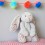 Peluche lapin Blossom gris et liberty (S) - jellycat