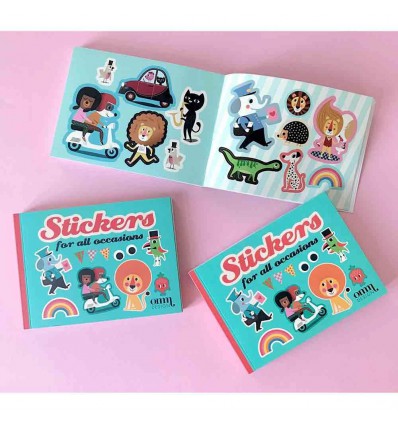 Livre de stickers bleu Ingela Arrhenius