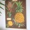 Affiche rétro ananas - Cavallini