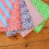 Set de 5 feuilles assorties de papier japonais