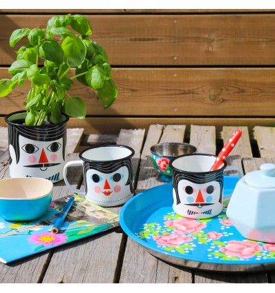 Mug tasse émaillée Couple Ingela Arrhenius - Omm design