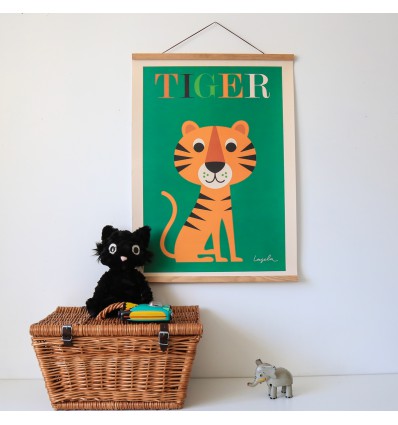 Affiche Tigre d'Ingela P Arrhenius