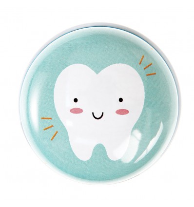 Boîte à dents de lait en métal mint - Rex London