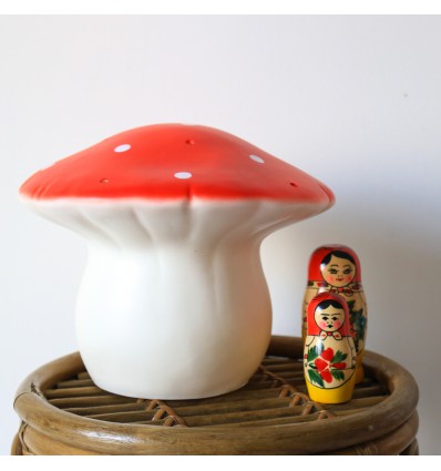 Lampe Veilleuse champignon rouge (M) - Egmont Toys
