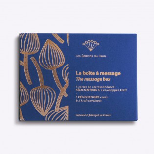 Boîte à message Félicitations - Editions du Paon