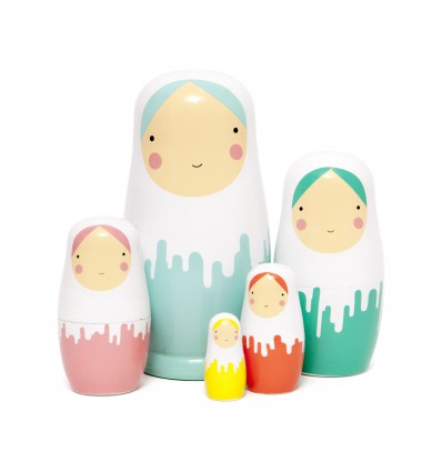 Gigognes en bois Artistes - Petit Monkey