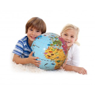 Globe gonflable Merveilles du Monde