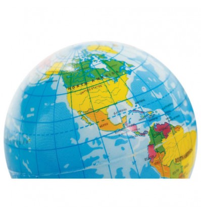 Globe terrestre en mousse