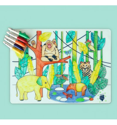 Set de table silicone Asie du Sud Est - Super Petit