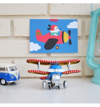 Avion culbuto en métal - Protocol