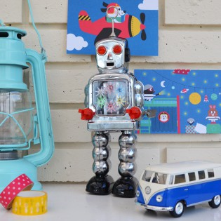 Robot étincelles argent - Protocol