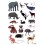 Poster & stickers Animaux du Monde - Poppik