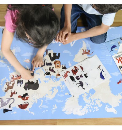 Poster & stickers Animaux du Monde - Poppik