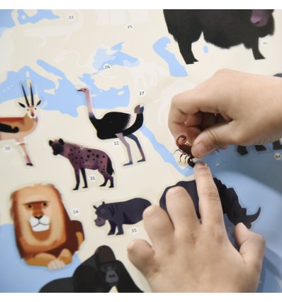 Poster & stickers Animaux du Monde - Poppik