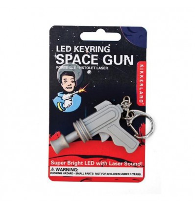 Porte-clé sonore LED Pistolet laser