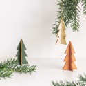 Décoration en bois Sapins - Rico Design