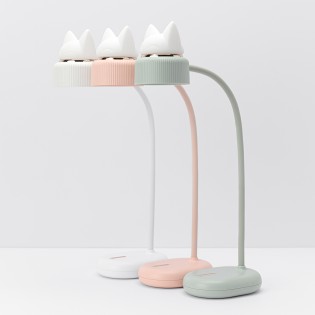 Lampe Duo sans fil chat Rose 2