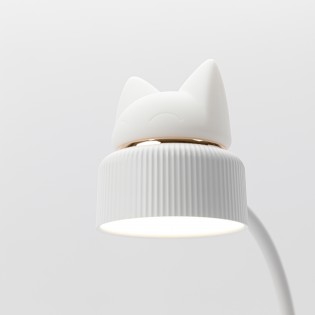 Lampe Duo sans fil chat Blanche 2