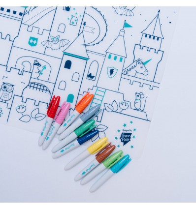 10 Feutres effaçables à sec - Super Petit