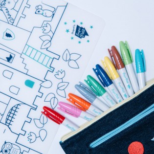 10 Feutres effaçables à sec - Super Petit