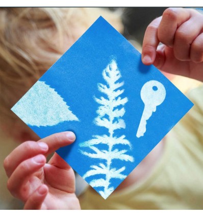 Papier imprimé par le soleil