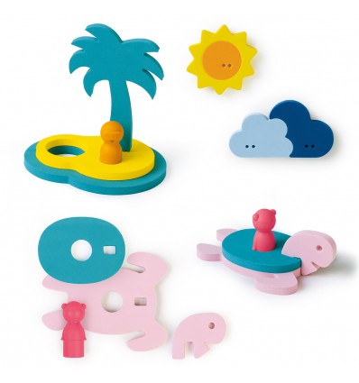 Puzzle de bain L'île aux Trésors - Quutopia