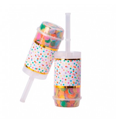 Set de 2 canons à confetti