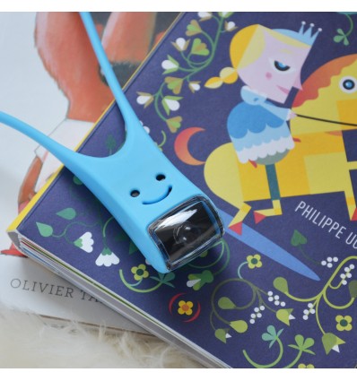 Lampe de lecture LED multifonctions bleue