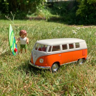 Van Volkswagen Orange à friction 2