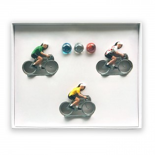 Coffret 3 cyclistes Tour de France - Bernard & Eddy