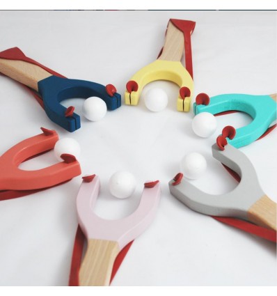 Lance-pierre corail en bois - Me & Mine