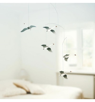 Mobile cygnes Flensted 