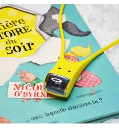 Lampe de lecture LED multifonctions jaune
