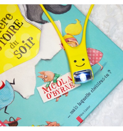 Lampe de lecture LED multifonctions jaune