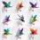 Oiseau DIY Colibri Rouge & Jaune - Assembli