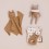 Doudou Chat maillot moutarde - Main Sauvage