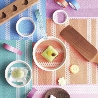 Masking Tape Asanoha bleu clair 2