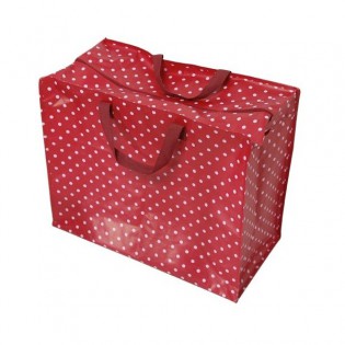 Grand sac de rangement à pois
