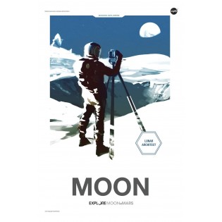 Affiche NASA - Moon