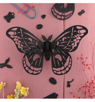 Insecte DIY Papillon Noir - Assembli